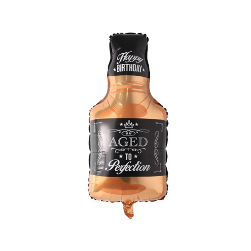 Aged To Perfection Whiskey Bottle Foil Balloon The Party Place 5448